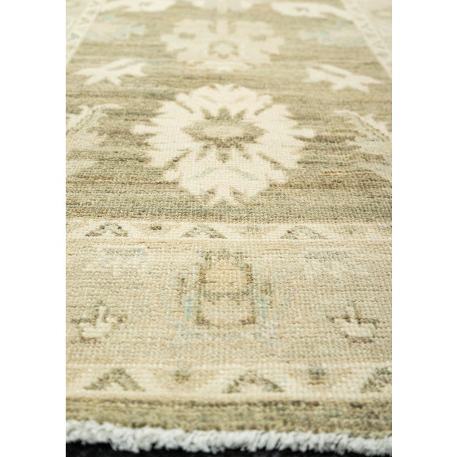 Contemporary Oushak Rug 2'9" x 11'11" For Sale - Image 3 of 4