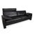 Modern Conseta 3-Seater Sofa in Black Leather from Cor For Sale - Image 3 of 18