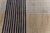 Tan Modern Art Deco Tan Rug "Skyscape" Bauhaus Patterned Sunset Skyline For Sale - Image 8 of 9