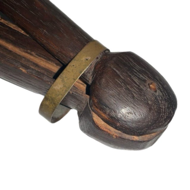 Antique Hand-Carved Asian Dotchin or Opium Scale With Elephant Design For Sale - Image 12 of 12