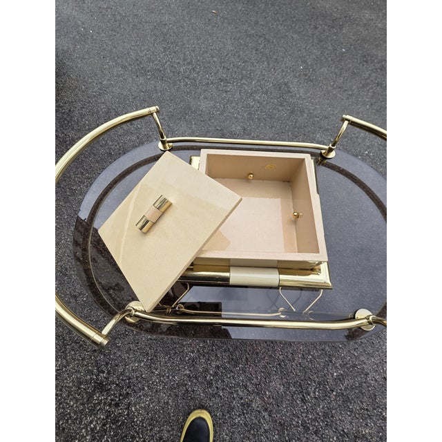 Bakelite and Brass Jewelry Boxes, 1970s For Sale - Image 3 of 7