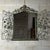 Antique Wrought Iron Mirror with Floral Doors, 1940s For Sale - Image 10 of 10