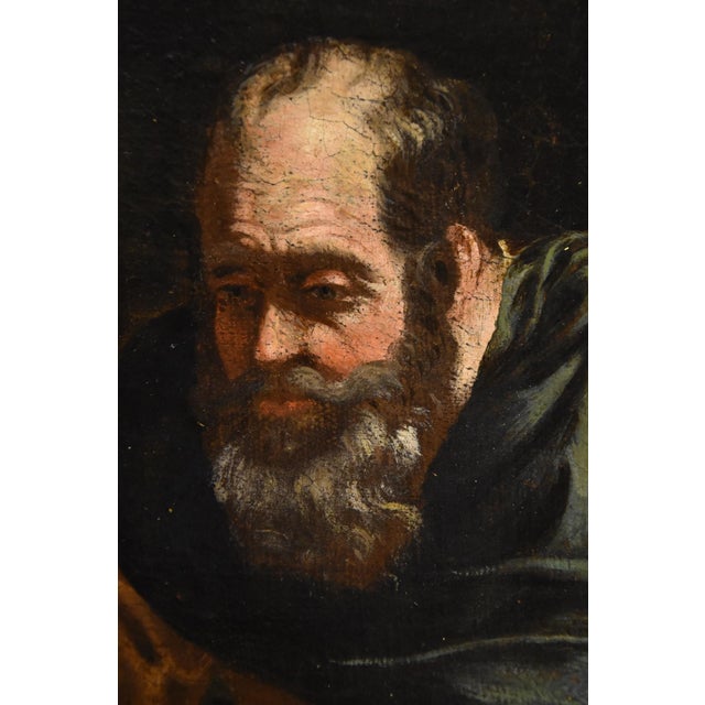 Roman School Artist, Susanna and the Elders, 17th Century, Oil on Canvas, Framed For Sale - Image 8 of 18