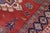 Shabby Chic Shabby Chic Shirwan Rust/Blue Wool Rug - 4'6''x6'1'' For Sale - Image 3 of 10