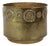 Large Brass Firewood Bin with Repoussé Relief For Sale