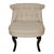 Contemporary Pair of Vintage Tufted Slipper Chairs For Sale - Image 3 of 4