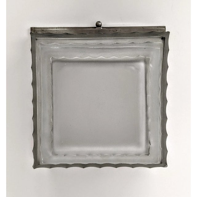 Marius-Ernest Sabino French Art Deco Flush Mount Signed by Sabino For Sale - Image 4 of 6