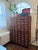 Vintage Library Card Catalog Cabinet- Large Solid Wood Apothecary Style For Sale - Image 4 of 10