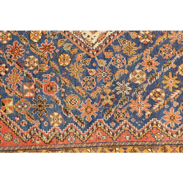 Antique Qashqai Rug 4'9'' x 6'8'' For Sale - Image 4 of 12