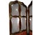 Antique French Mahogany & Gilt Bronze Room Divider Dressing Floor Screen For Sale - Image 4 of 4