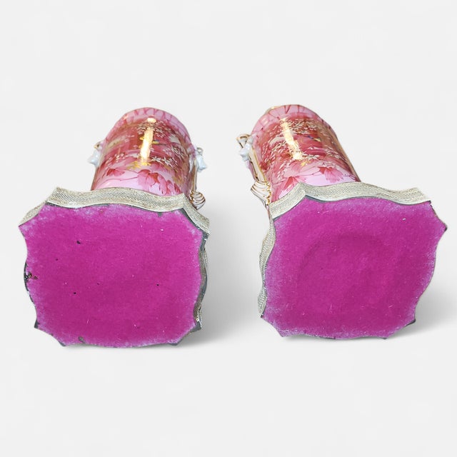 Vintage Pair of Old Paris - a Pair For Sale - Image 10 of 10