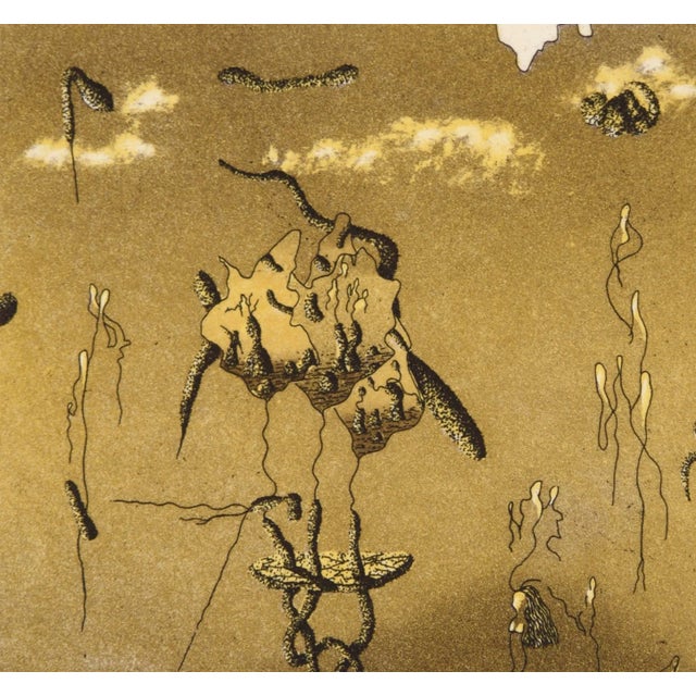 "Sometimes Is Forever" - 1976 Surrealist Lithograph by Jim Crabb For Sale - Image 4 of 5