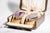 Wonderful Antique English Hallmarked Sterling Silver Vanity Brush Set Presentation Box Purple Celluloid Guilloché Style Edwardian Home Decor For Sale - Image 17 of 18