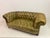 Animal Skin Antique Chesterfield Sofa in Patinated Leather, 1890s For Sale - Image 7 of 16
