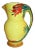 1930s Vintage Burleigh Ware English Yellow Pitcher For Sale