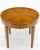 Brown Mid 20th Century Baker Walnut Round Sunburst Pattern Gallery Top Drawer Side Lamp Table Stand For Sale - Image 8 of 15