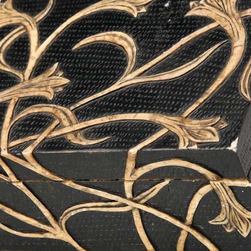 Indian Jewelry Casket in Carved Stone For Sale - Image 9 of 10