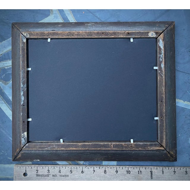 Rare and Fine Antique American Flag 1912 Staggered 48 Star Glazed Cotton in Antique Gilt Frame For Sale - Image 9 of 10