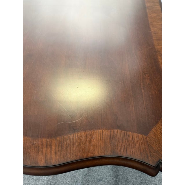 7 Piece Banded Dining Set With Cabriole Legs For Sale - Image 14 of 17