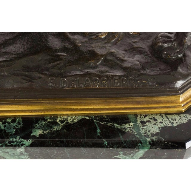 French Antique Bronze Sculpture of Tiger Carrying Gazelle by Paul-Édouard Delabrierre For Sale - Image 12 of 12