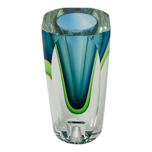 Vintage Flavio Poli in the Style of Murano Glass Candle Holder