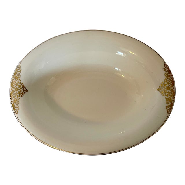 Wedgwood Bone China Vera Wang Empress Jewel Oval Serving Bowl For Sale