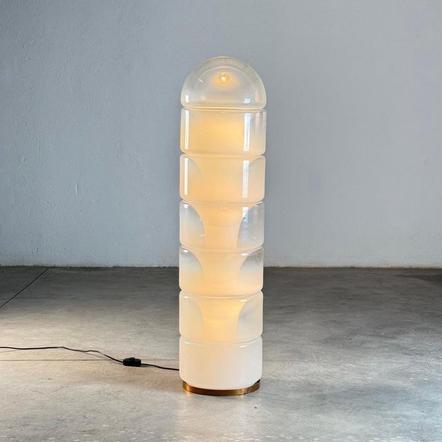 Sfumato Glass Floor Lamp Model LT316 by Carlo Nason for Vetrerie Nason, 1960s For Sale - Image 4 of 16