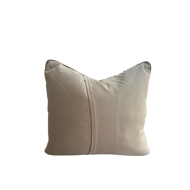 This luxurious Fortuny accent pillow features an intricate pattern in warm terracotta tones that brings depth, texture,...