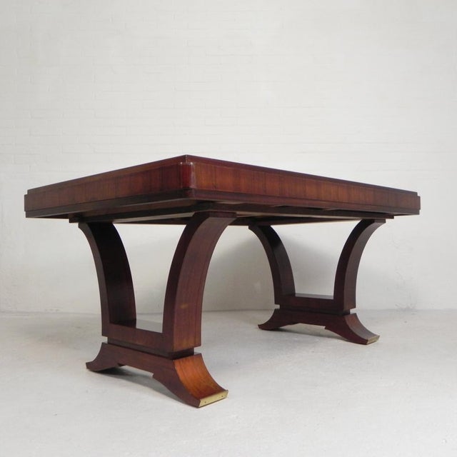 Art Deco Dining Table in Rosewood Veneer, 1930s For Sale - Image 10 of 18
