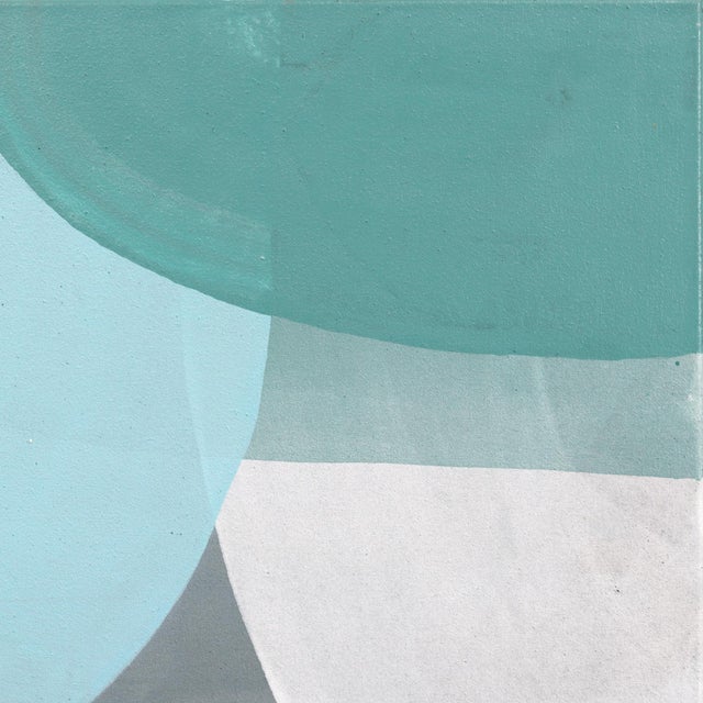 Revival 44 - Original Luminous Layered Modern Abstract Acrylic Painting on Canvas by Rachel Taggart For Sale - Image 4 of 9