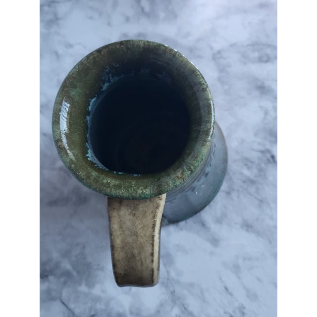 1990s American Stoneware Studio Pottery Signed Coffee Mug For Sale - Image 9 of 9