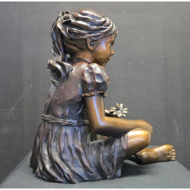 "He Loves Me" Georgene McGonagle Limited Edition Bronze Sculpture, Signed For Sale - Image 9 of 10