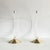 Mid 20th Century Mid-Century Modern Lucite and Brass Candle Holder Pair For Sale - Image 5 of 10