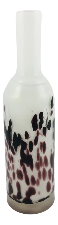 Mid-Century Italian Decor Glass Vase, from the 1960s