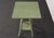 Vintage Folk Art Two Tier Mint Green Bobbin Side Table For Sale In New York - Image 6 of 18