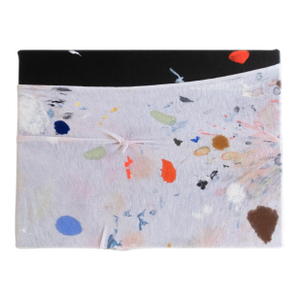 "Sunsets Are for Babies, and I Ain’t No Baby" Abstract Mixed Media Painting on Canvas by Casey R Klein