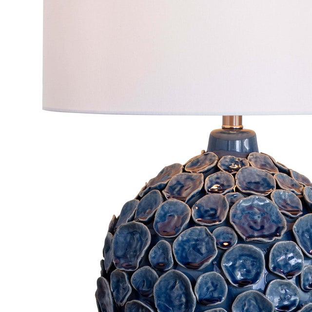 Not Yet Made - Made To Order Regina Andrew Lucia Ceramic Table Lamp in Blue For Sale - Image 5 of 7