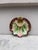 Continental Majolica Dish Leaf, Circa 1890. 5.2 by 5.2 inches.