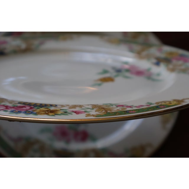 1920s Hass & Czjzek Crown Imperial Czech Porcelain Plates, Set of 11 For Sale - Image 12 of 18