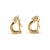 Tiffany and Co. Vintage Tiffany & Co. 1995 Atlas 18k Yellow Gold Diamond Huggie Clip on Earrings, Pair For Sale - Image 4 of 9