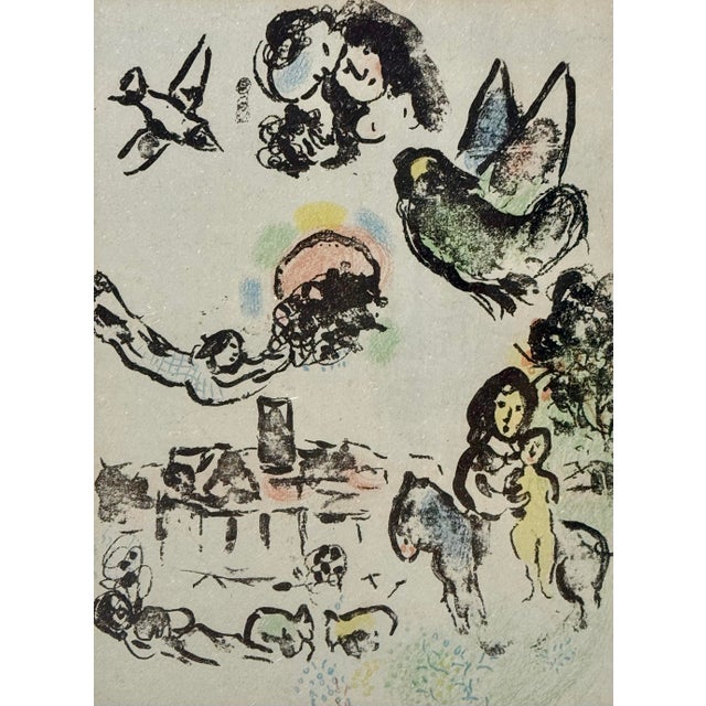 Artist: Marc Chagall Title: Nocturne in Vence Year: 1963 Dimensions: 12.5in. by 9.5in. Edition: From the rare limited...