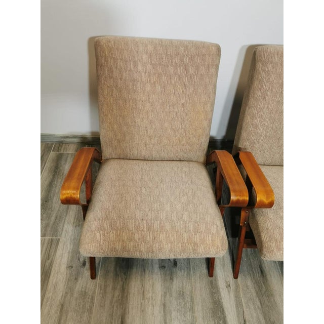 Set of Armchairs attributed to Frantisek Jirak for Tatra, 1960s For Sale - Image 11 of 18