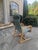 Mid Century Modern Thonet Bentwood Vinyl Cantilever Arm Chair For Sale - Image 9 of 15