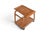 Mid 20th Century Mid 20th Century Danish Modern Flip Top Bar Cart in Teak + Cream Laminate For Sale - Image 5 of 11