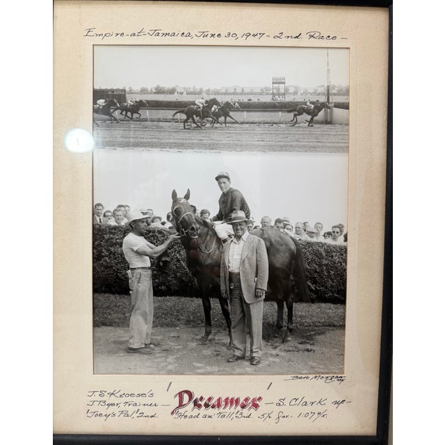Up for sale is an original vintage 1947 horse racing photograph of winning horse Dreamer at Empire, Jamaica NY. This...