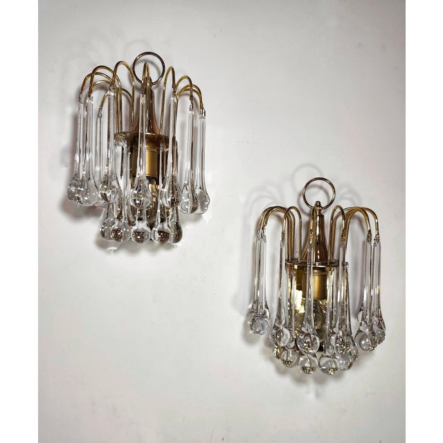 Italian Crystal Lamps, 1960s, Set of 2 For Sale - Image 13 of 13