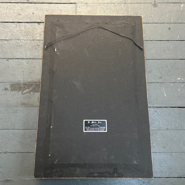 Late 19th Century 19th Century Original Traditional Gilt Wood Mirror For Sale - Image 5 of 5