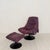 1980s Set of Vintage Regent Leather Chair with Ottoman from Ekornes Stressless, 1980s For Sale - Image 5 of 11