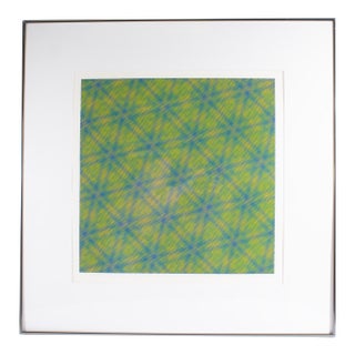 1969 “n-2g2y” Op Art Serigraph by Josef Allen Levi For Sale