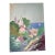 Mid 20th Century K Noland Original Watercolor Painting Provincetown Ma Coastal Harbor Signed 4x6 For Sale